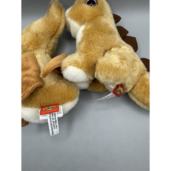 Adventure Planet Brown Dinosaur T-Rex & Pterodactyl Stuffed Animal Plush - Picture 3 of 7